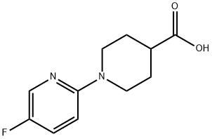 1-(5-氟吡啶-2-基)哌啶-4-羧酸, 1256792-14-9, 结构式
