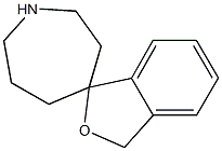 Spiro[4H-azepine-4,2'(3'H)-benzofuran], 1,2,3,5,6,7-hexahydro- Struktur