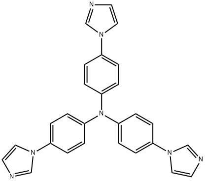 三-(4-咪唑基苯基)胺,1258947-79-3,结构式