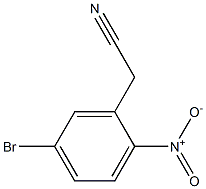 2-(5-bromo-2-nitrophenyl)acetonitrile Structure