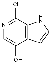 7-Chloro-1H-pyrrolo[2,3-c]pyridin-4-ol Struktur