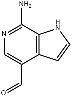 7-Amino-1H-pyrrolo[2,3-c]pyridine-4-carboxaldehyde Structure