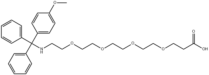 MoTr-NH-PEG4-COOH 化学構造式