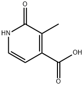 4-Pyridinecarboxylicacid,1,2-dihydro-3-methyl-2-oxo-(9CI) Struktur