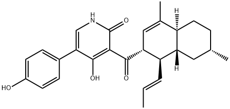 冬青生菌素 H, 12689-26-8, 结构式