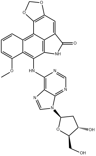 7-(deoxyadenosin-N(6)-yl)aristolactam I Struktur