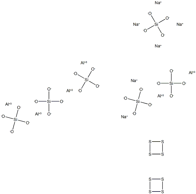 Sodium aluminosilicate violet Struktur