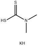 二甲基二硫代氨基甲酸钾,128-03-0,结构式