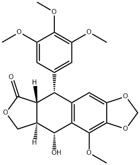 5-methoxypodophyllotoxin Structure