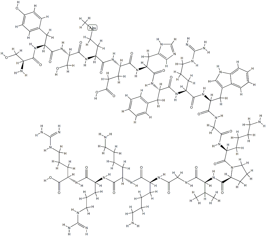 ACTH alpha (1-18) Structure