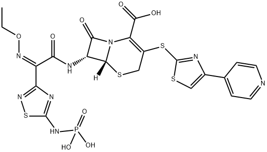 头孢洛林酯杂质1,1286218-72-1,结构式