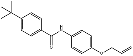 N-[4-(allyloxy)phenyl]-4-(tert-butyl)benzamide Structure