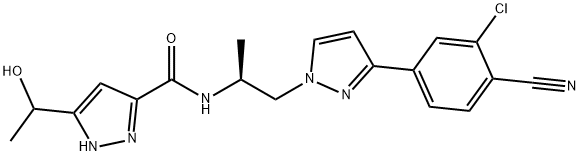 达洛鲁胺,1297538-32-9,结构式