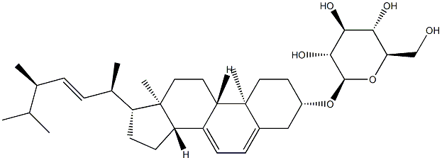 エルゴステロールグルコシド 化学構造式