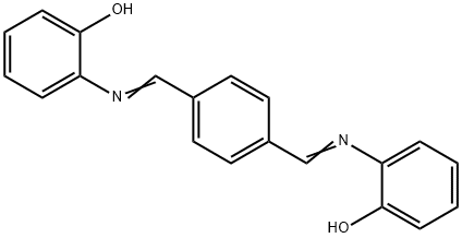 2,2'-[1,4-Phenylenebis(methylidynenitrilo)]bisphenol Structure