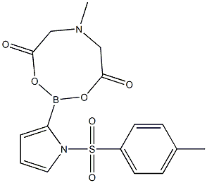 1-(P-甲苯磺酰基)吡咯-2-硼酸甲基亚氨基二乙酸酯, 1311484-50-0, 结构式