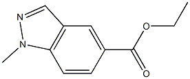 ethyl 1-methyl-1H-indazole-5-carboxylate Struktur