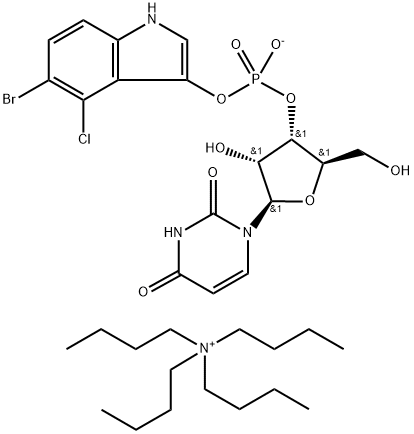 uridine-3'-(5-bromo-4-chloroindol-3-yl)-phosphate|