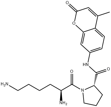 H-Lys-Pro-AMC Structure