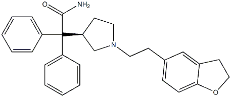 DARIFENACIN, 133099-05-5, 结构式