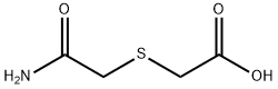 [(2-アミノ-2-オキソエチル)チオ]酢酸 化学構造式