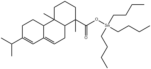 Tributyltin resinate Struktur