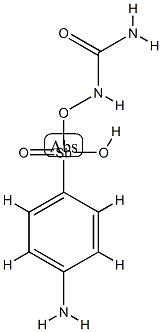 urea stibamine 化学構造式