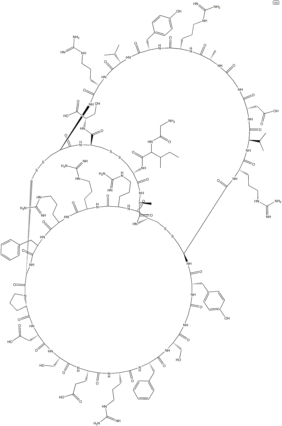 促肾上腺皮质激素肽, 134090-73-6, 结构式