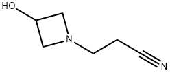 3-(3-hydroxyazetidin-1-yl)propanenitrile Structure