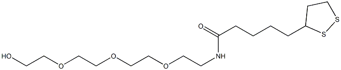 LIPOAMIDO-PEG3-OH, 1342764-64-0, 结构式