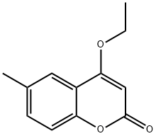 2H-1-Benzopyran-2-one,4-ethoxy-6-methyl-(9CI) Struktur
