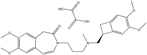 脱氢伊伐布雷定草酸盐, 1346558-08-4, 结构式