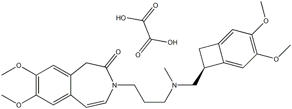 脱氢伊伐布雷定草酸盐 结构式