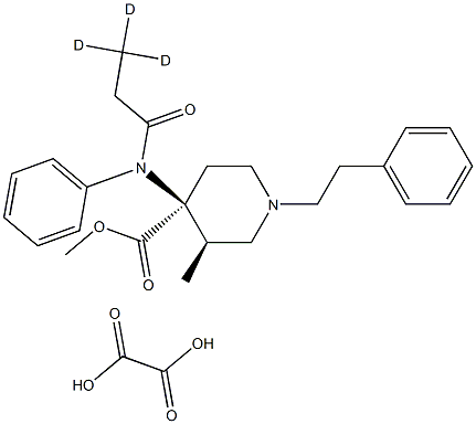 Lofentanil-d3 Oxalate Struktur
