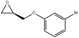 2R)-2-[(3-broMophenoxy)Methyl]-oxirane Structure