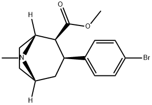 3β-(4-Iodophenyl)tropane-2β-carboxylic acid Methyl ester Structure
