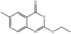 4H-3,1-Benzoxazin-4-one,2-ethoxy-6-methyl-(9CI) 化学構造式