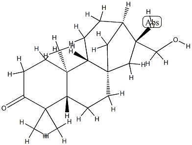 ENT-3-OXOKAURANE-16,17-DIOL 结构式