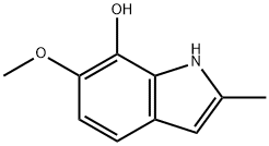 1H-Indol-7-ol,6-methoxy-2-methyl-(9CI) Structure