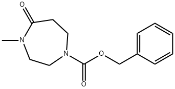 Benzyl 4-methyl-5-oxo-1,4-diazepane-1-carboxylate Structure