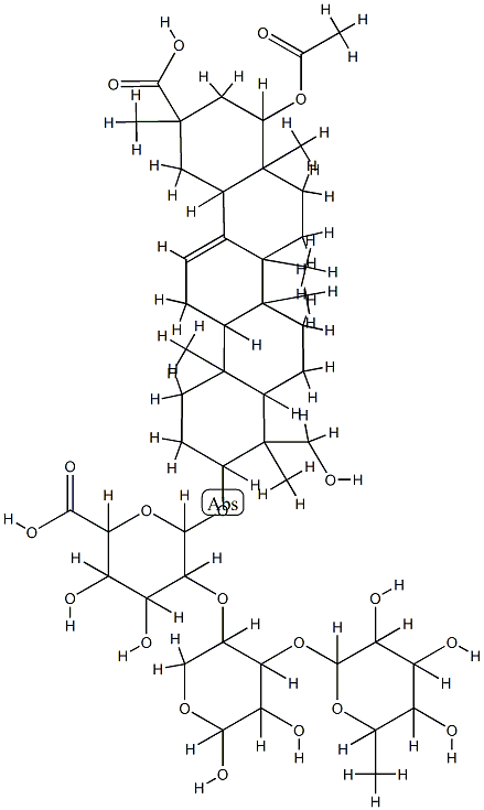 wistariasaponin G Structure
