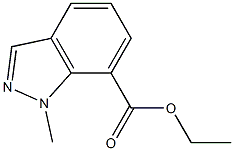 ethyl 1-methyl-1H-indazole-7-carboxylate Struktur