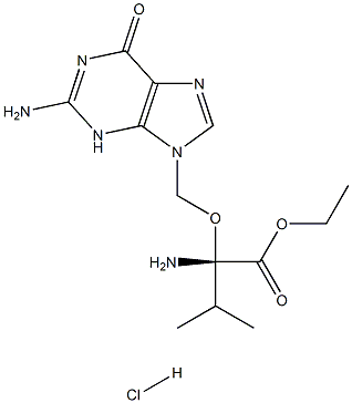 盐酸伐昔洛韦 结构式
