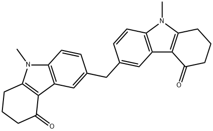 6-Methyldi(ondansetron-3-de(1,2-diMethyl-1H-iMidazole)) Struktur