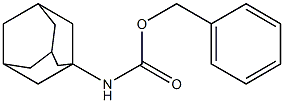 Carbamic acid, tricyclo[3.3.1.13,7]dec-1-yl-, phenylmethyl ester (9CI) Struktur
