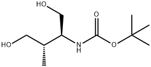Carbamic acid, [3-hydroxy-1-(hydroxymethyl)-2-methylpropyl]-, 1,1- Struktur