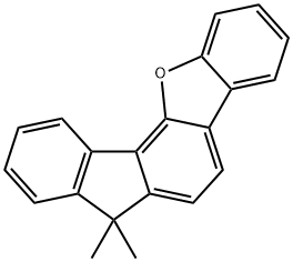 7,7-dimethyl-7H-fluoreno[4,3-b]benzofuran Structure