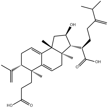 茯苓酸A, 137551-38-3, 结构式