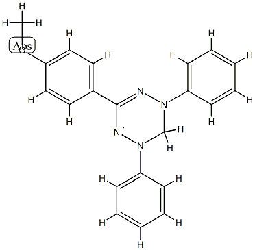 6-(4-methoxyphenyl)-2,4-diphenylverdazyl|