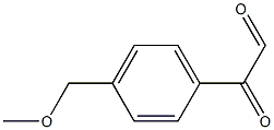 Benzeneacetaldehyde, 4-(methoxymethyl)-α-oxo- 结构式